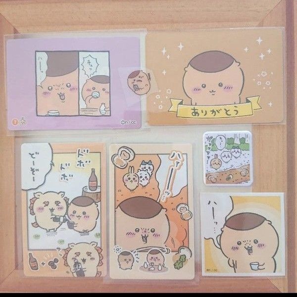 ちいかわ スナップマイド あつめてシール シールカード ぷくっとシール クリアシール くりまんじゅうセット