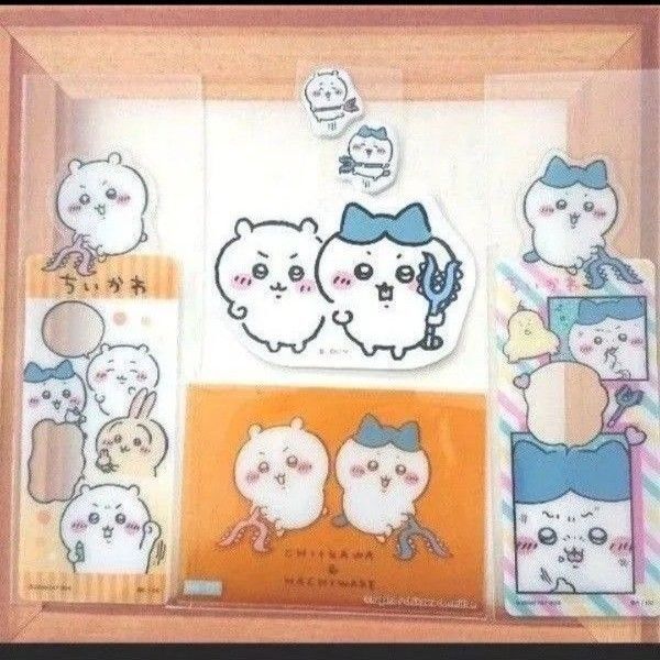 ちいかわ ハチワレ ブックマークコレクション しおり クリアコレクションカード ダイカットステッカー ぷくっとシール 討伐