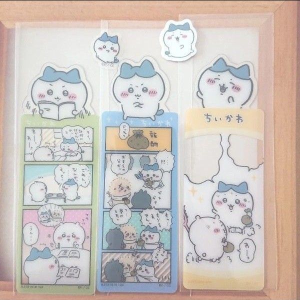 ちいかわ ハチワレ ブックマークコレクション しおり ピースシール ハチワレセット