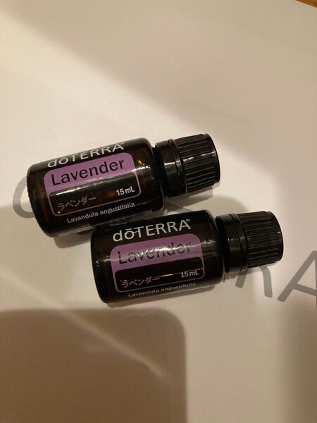 ドテラ doTERRA ラベンダー15ml 2本セット 新品未開封 正規品 値下げ不可
