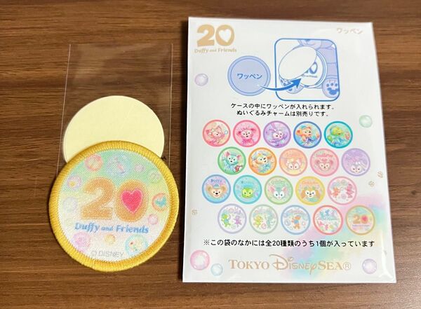 ディズニー ダッフィー ダッフィー&フレンズ 20周年 ワッペン ステラルー リーナベル