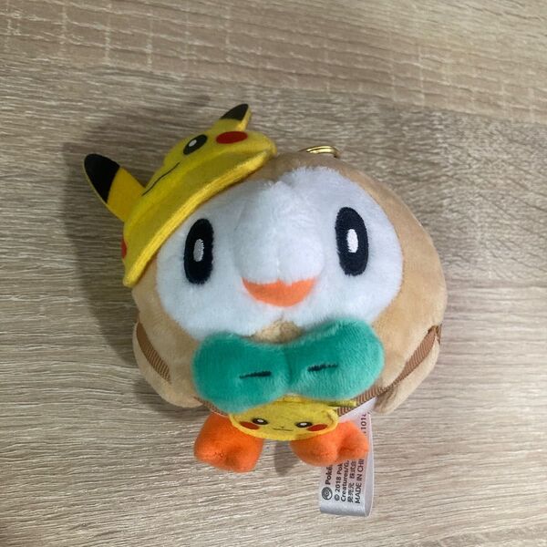 FAN OF PIKACHU & EIEVUI モクロー ぬいぐるみ マスコット キーホルダー ファンオブピカチュウアンドイーブイ