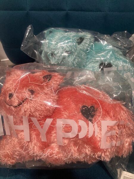米津玄師 リイシュー ねこちゃん ネコちゃん ぬいぐるみ ブルー ピンク 2つセット HYPE ハイプ