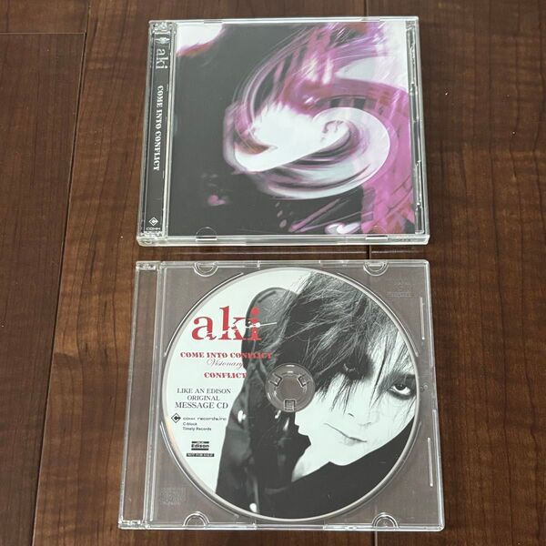 aki COME INTO CONTACT CD・DVDセット+コメントCD付