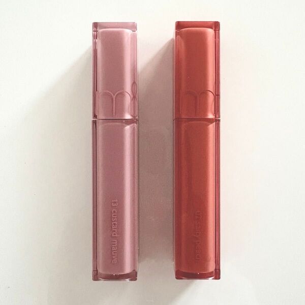 ロムアンド rom&nd デュイフルウォーターティント Dewy ful water tint 2本 リップ グロス