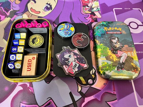 ポケカ 引退品 サイコロダメカン一式 マリィ ホノルル