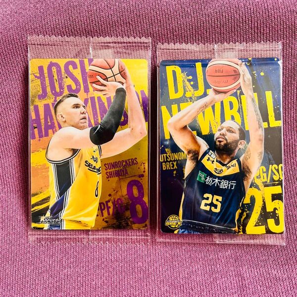Bリーグウエハースカード 2024-25 ジョシュホーキンソン DJニュービル
