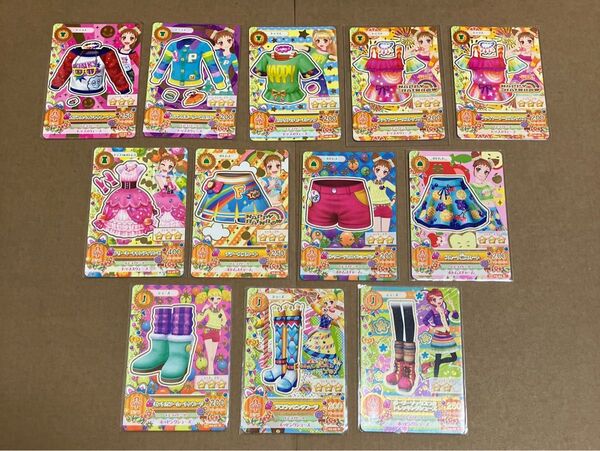 アイカツカード アイカツ ポップ 初期筐体排出カード 12枚まとめ売り ノーマル 夏樹みくる 有栖川おとめ 冴草きい 一ノ瀬かえで