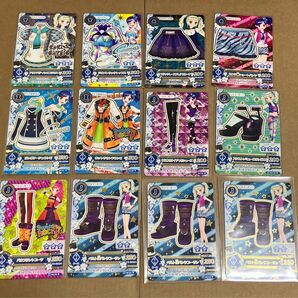 アイカツ クール 初期筐体排出カード ノーマル 12枚まとめ売り アイカツカード 霧矢あおい 藤堂ユリカ 音城セイラ トレカ