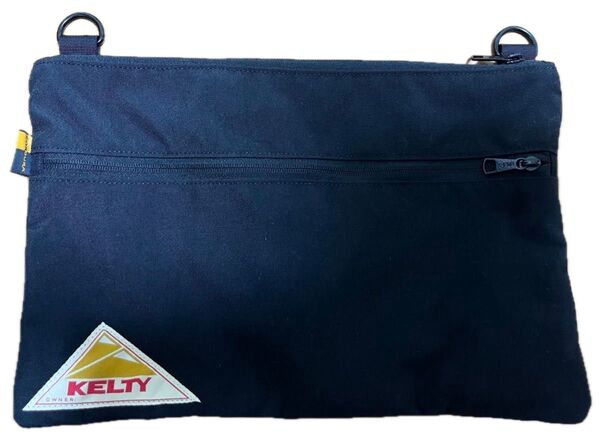 KELTY ポーチ ブラック キャンプ アウトドア ショルダー サコッシュ ケルティ ポーチ バッグ