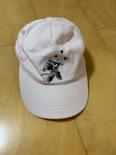 H&M ミニーちゃん キャップ 帽子 ピンク ②