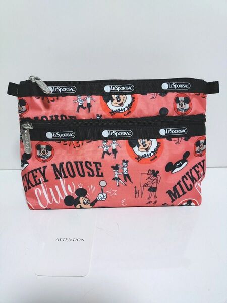 新品☆LeSportsac ディズニー100周年記念デザイン ポーチ