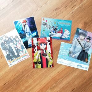 銀魂 ジャンボカードダスEX 万事屋セット★坂田銀時★神楽★志村新八★志村妙★グッズ★コレクション