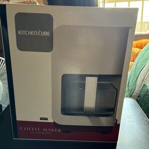 ドウシシャ KITCHEN CUBE コーヒーメーカー ベージュ 専用BOX入り