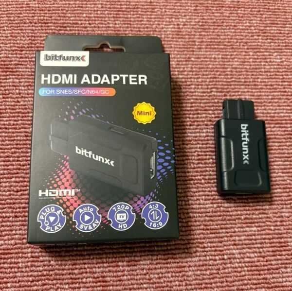HDMIコンバーター スーパーファミコン ニンテンドー64 対応 画像サイズ切替 ミニサイズ