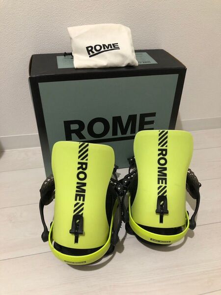 ROME ローム 390BOSS M/L 高性能 スノーボード ビンディング