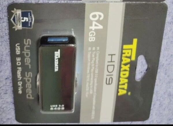 TraxData 64GB × 2 台湾メーカーUSB 3.0/ 2.0 super speed 新品未開封