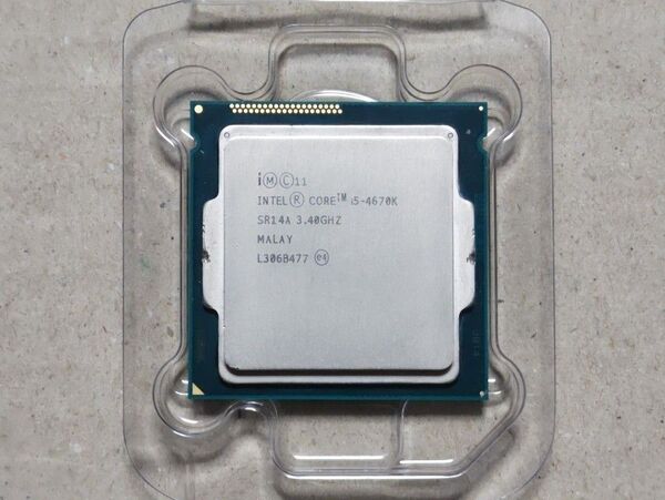 Intel Core i5-4670k バルク品 LGA1150
