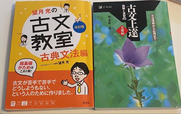 古文教室 古典文法編(旺文社)/古文上達 読解と演習45 基礎編(Z-KAI)★2冊セット★