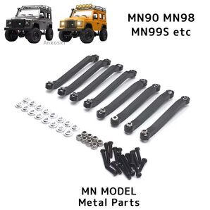 MN99S MN98対応 金属リンクロッドセット ブラック 足回り強化 カスタムパーツ