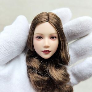 1/6スケール ヘッド 女性 眼球可動 Pale TBLeague D 白肌