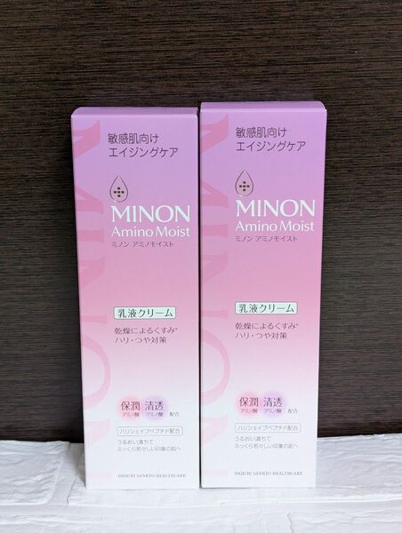 【2個セット】ミノン アミノモイスト エイジングケア ミルククリーム 100g