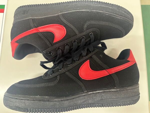 1994 NIKE AIR FORCE 1 CVS SC 黒×赤 US10.5 新品 630113-061