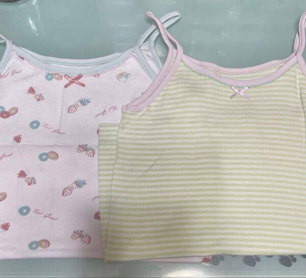 女の子キャミソール 肌着 100cm トップバリュ オーガニックコットン