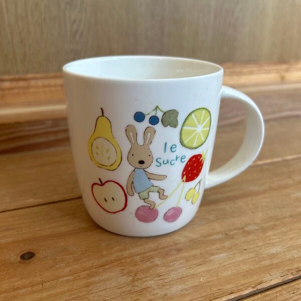 ルシュクル マグカップ 茶うさ