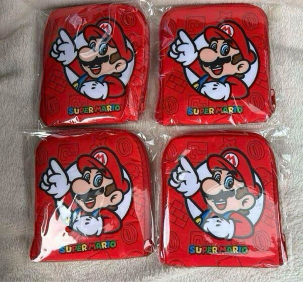 【非売品】 4セット スーパーマリオ ポケッタブルバッグ Nintendo