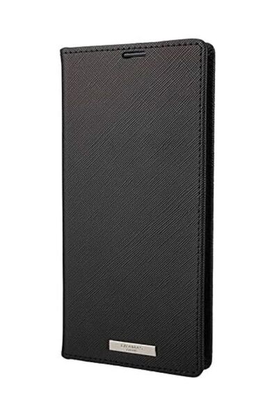 GRAMAS COLORS レザー ブックケース OPPO A73 手帳型 スマホケース カード収納 ブラック