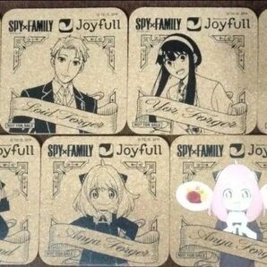 SPY×FAMILY Joyfull コラボ 限定 コルクコースター コンプリート セット