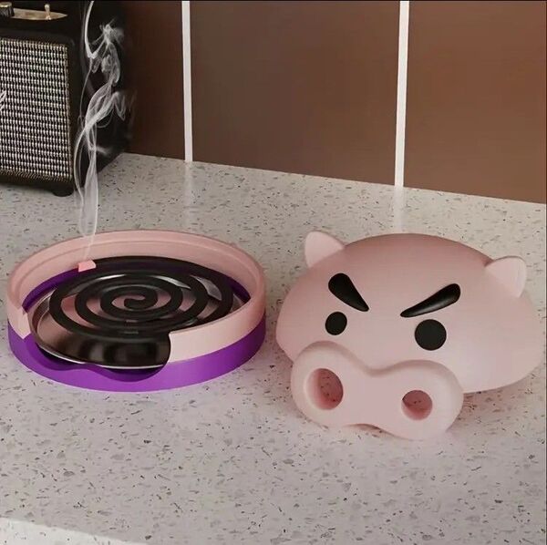 ぶりぶりざえもん 蚊取り線香ホルダー 小物入れ ケース 蚊取り線香置き かわいい おしゃれ
