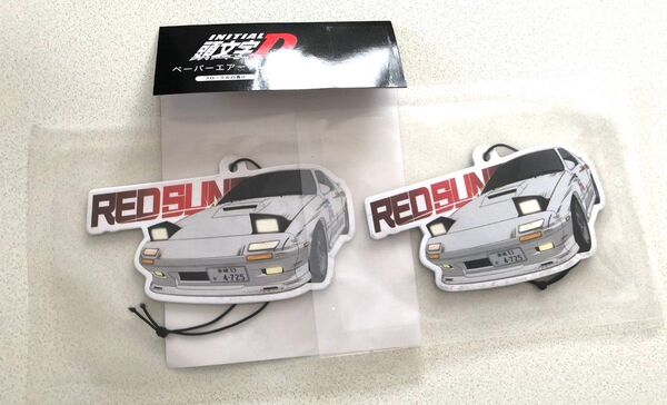 新品 頭文字D 高橋涼介 FC3S RX-7 ペーパーエアーフレッシュナー 2枚入り フローラルの香り イニシャルD レッドサンズ