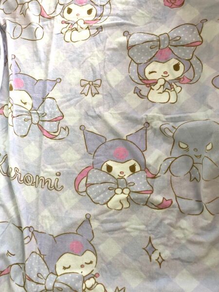 新品 クロミちゃん タオルケット サイズ100x140cm 薄紫色 サンリオ クロミ マイメロディ 寝具 お昼寝 お子様に