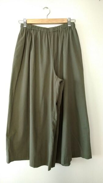URBAN RESEARCH DOORS レーヨンコットンギャザーワイドパンツ