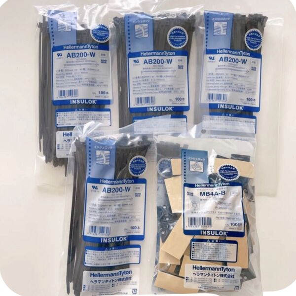 インシュロック AB1200-W ヘラマンタイトン 結束バンド 屋内外用グレード 耐候 黒