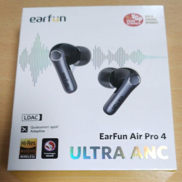 EarFun Air Pro 4 ULTRA ANC搭載ワイヤレスイヤホン ブラック 未使用