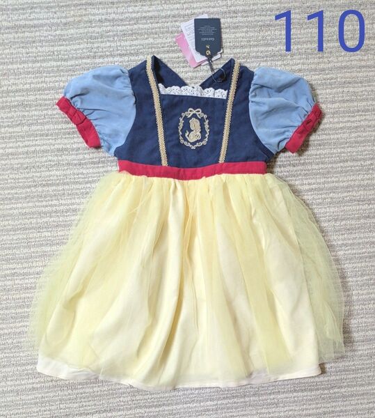 バースデイ cottoli コトリ ディズニー 白雪姫 ワンピース 110
