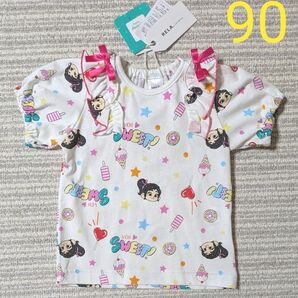 しまむら RELA. ディズニー ヴァネロペ Tシャツ 90