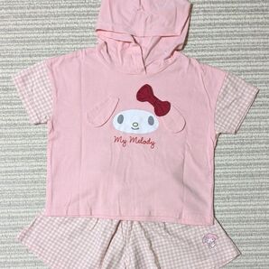 しまむら マイメロ プルオーバー&ボトムス セットアップ 110