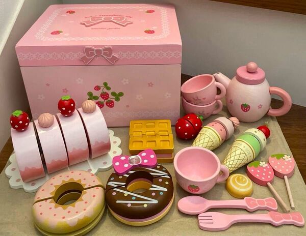マザーガーデン 木製 おままごと スイーツ BOX