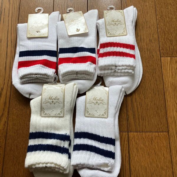 靴下5足まとめて23-25 新品タグ付