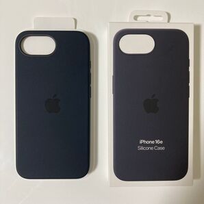【美品】Apple アップル iPhone 16e シリコーン シリコン ケース ブラック 黒 MD3N4FE/A 純正品 正規品