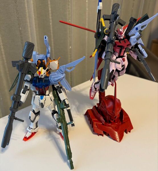 EG 1/144 パーフェクトストライクルージュ パーフェクトガンバレルストライク 2体セット 完成品