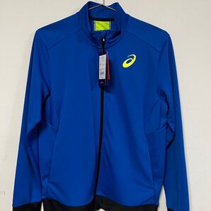 asics アシックス 陸上ウエア ニットジャケット ヴィクトリアブルー L ジャケット ジャージ