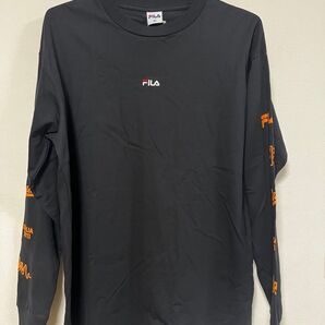FILA フィラ Tシャツ 長袖 ロンT ロングスリーブ XL ブラック