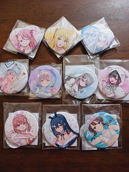 アニメキャラクター 缶バッジ 10缶