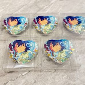 あんスタ ホワイトデー 缶バッジ 漣ジュン ハート缶バッジ 5点
