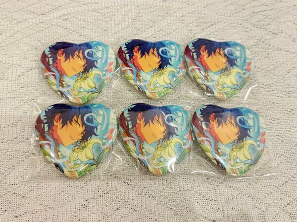 あんスタ ホワイトデー 缶バッジ 漣ジュン ハート缶バッジ 6点